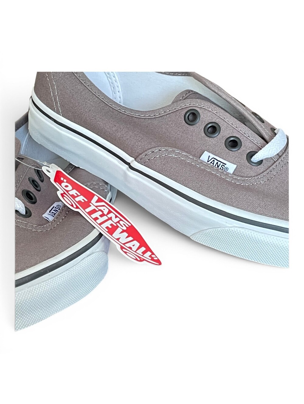 Vans Authentic Sneakers Pewter Women Sz 6 Men Sz 4.5 NWT - Picture 11 of 12